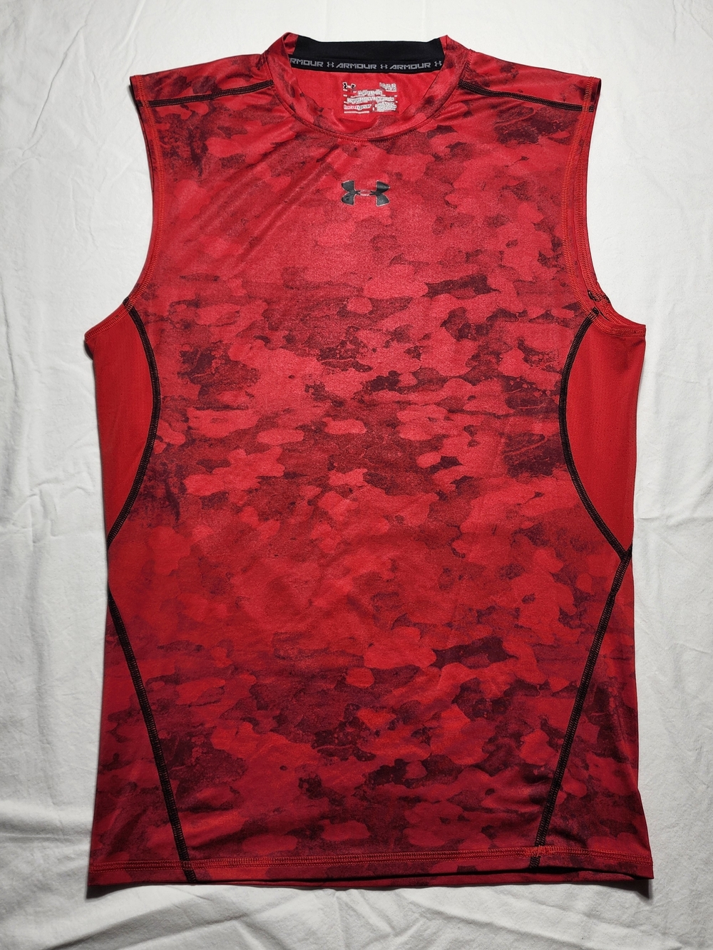 Under Armour Men’s Red Sleeveless Compression Top